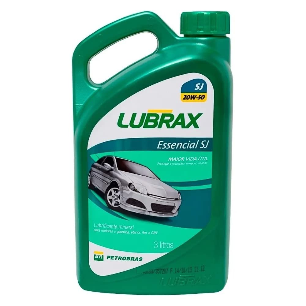 OLEO 20W50 SL 3LT - LUBRAX : Amazon.com.br: Automotivo